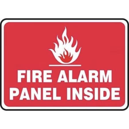 Accuform SAFETY SIGN FIRE ALARM PANEL INSIDE MEXG512XP MEXG512XP